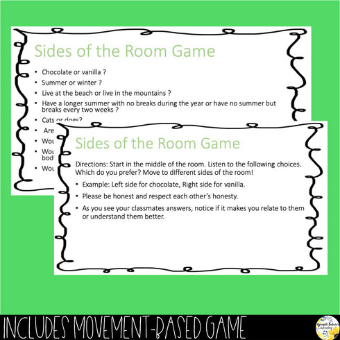 EMPATHY Classroom Guidance Lesson, Activity, and Game + Editable Digital Version