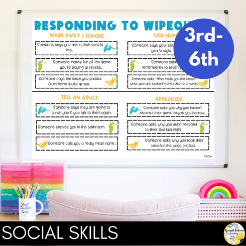 Elementary School Counseling Small Group Bundle - Anxiety, Social Skills & more!