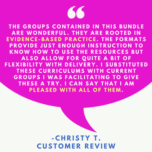 Elementary School Counseling Small Group Bundle - Anxiety, Social Skills & more!