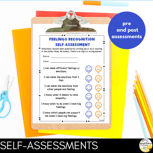 Emotion Recognition and Self Regulation Six Week School Counseling Small Group