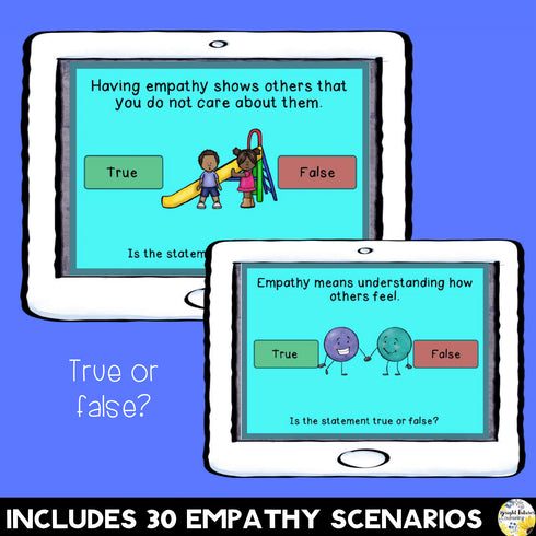 Empathy BOOM CARDS - Digital School Counseling Game