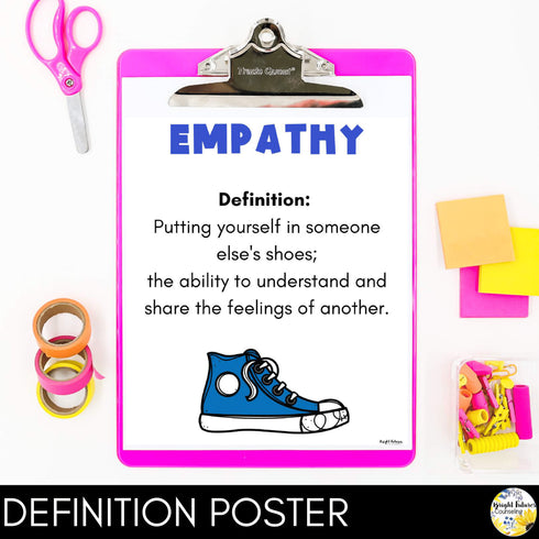 Empathy Lesson for Social Emotional Learning and Elementary School Counseling