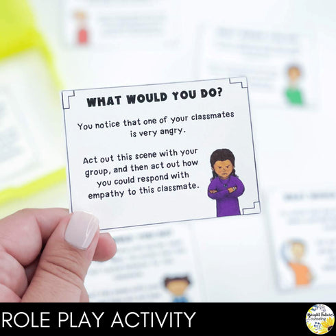 Empathy Lesson for Social Emotional Learning and Elementary School Counseling