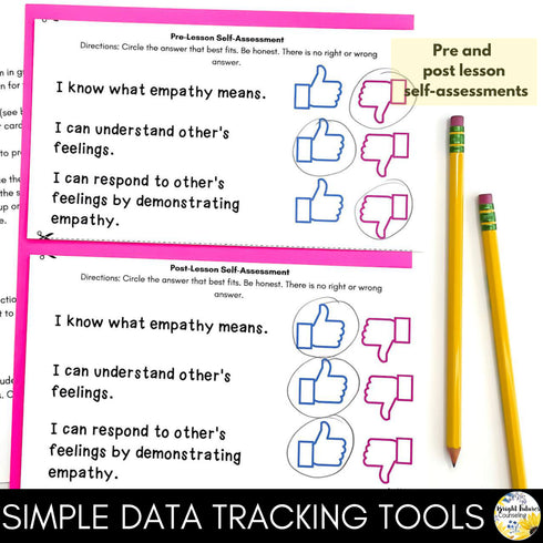 Empathy Lesson for Social Emotional Learning and Elementary School Counseling