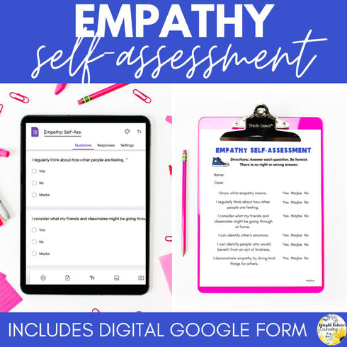 Empathy School Counseling Self-Assessment
