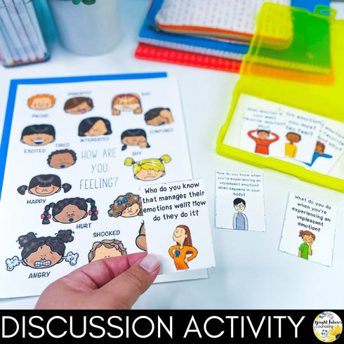 Feelings & Emotions Counseling Lesson: Social Emotional Learning Activities