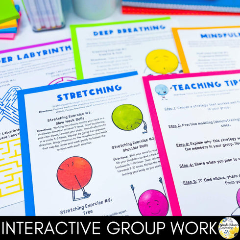 Focus and Attention Lesson for Social Emotional Learning and School Counseling