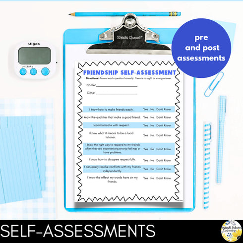 Friendship & Conflict Resolution Group Counseling Lesson Plans for Middle School