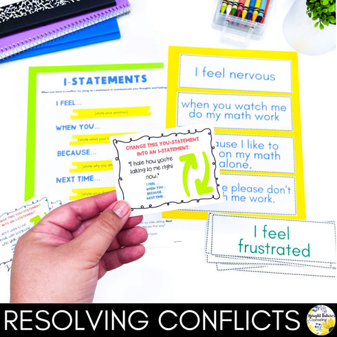 Friendship & Conflict Resolution Group Counseling Lesson Plans for Middle School