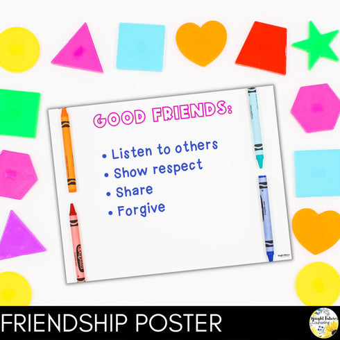 Friendship School Counseling Guidance Lesson for Primary Students