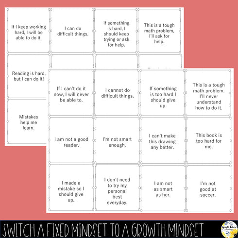 Growth Mindset vs. Fixed Mindset Classroom Guidance Lesson, Video, and Game
