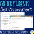 Gifted Students Self-Assessment Editable School Counseling Data Collection Tool