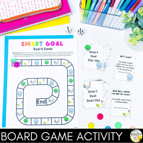 Goal Setting Lesson for Social Emotional Learning & Elementary School Counseling