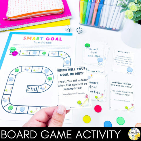 Goal Setting Lesson for Social Emotional Learning & Elementary School Counseling