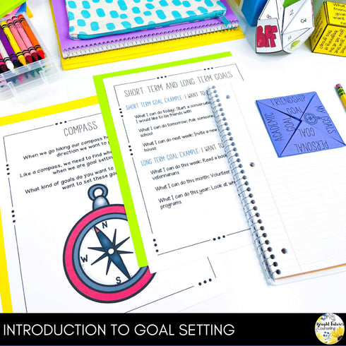 Goal Setting and Intrinsic Motivation Growth Mindset School Counseling Group