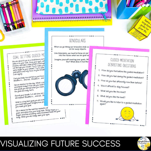 Goal Setting and Intrinsic Motivation Growth Mindset School Counseling Group