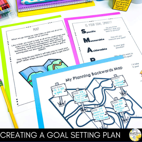 Goal Setting and Intrinsic Motivation Growth Mindset School Counseling Group