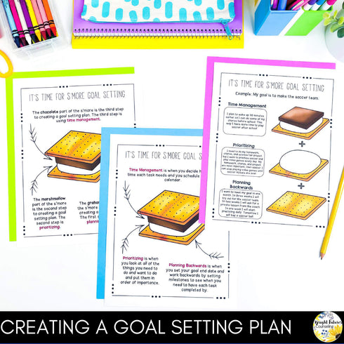 Goal Setting and Intrinsic Motivation Growth Mindset School Counseling Group