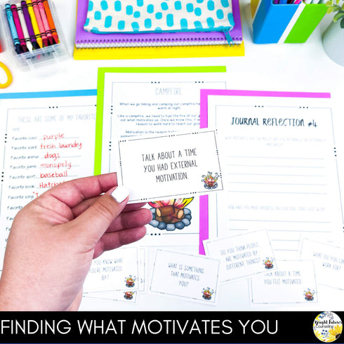 Goal Setting and Intrinsic Motivation Growth Mindset School Counseling Group