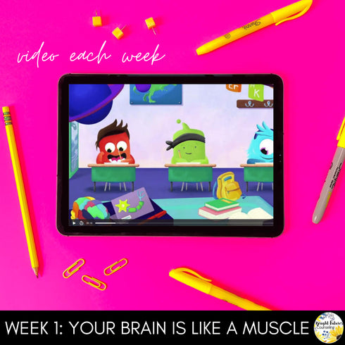 Growth Mindset vs. Fixed Mindset Comprehensive 5-Week School Counseling Group