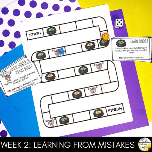 Growth Mindset vs. Fixed Mindset Comprehensive 5-Week School Counseling Group