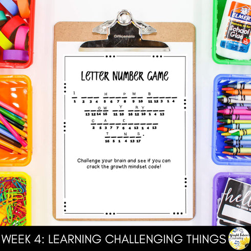 Growth Mindset vs. Fixed Mindset Comprehensive 5-Week School Counseling Group