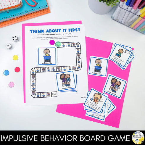 Impulse Control Hands-On Individual Counseling Lesson and Curriculum