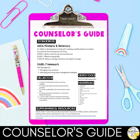 Children of Incarcerated Parents Six Week School Counseling Small Group