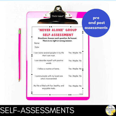 Children of Incarcerated Parents Six Week School Counseling Small Group