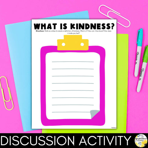 Kindness Lesson - Elementary School Counseling Social Emotional Learning