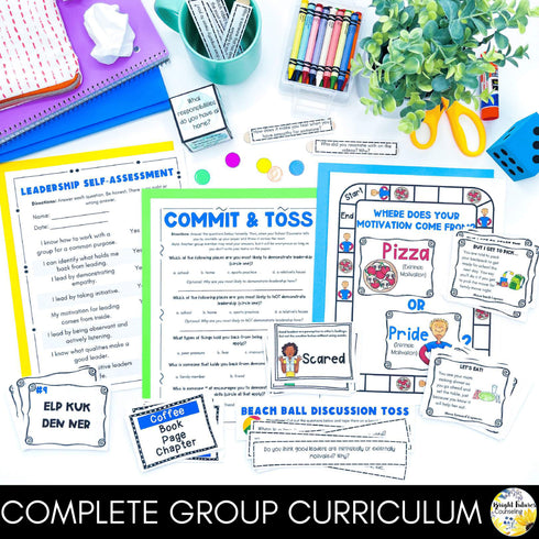 Leadership Activities - Group Counseling Lesson Plans for Middle School Students