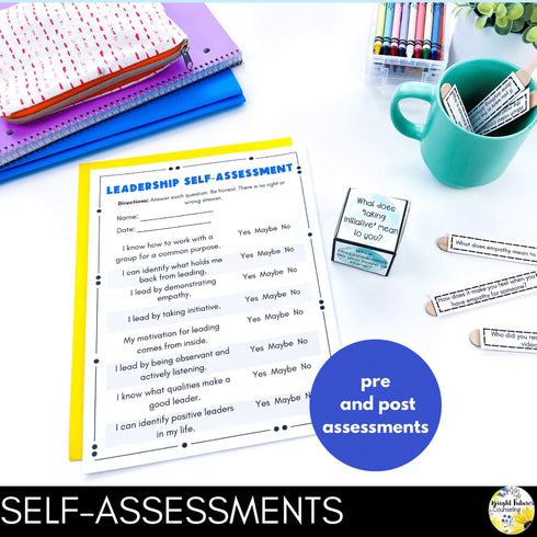 Leadership Activities - Group Counseling Lesson Plans for Middle School Students