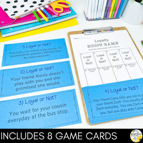 Loyalty Scoot Game Counseling Game