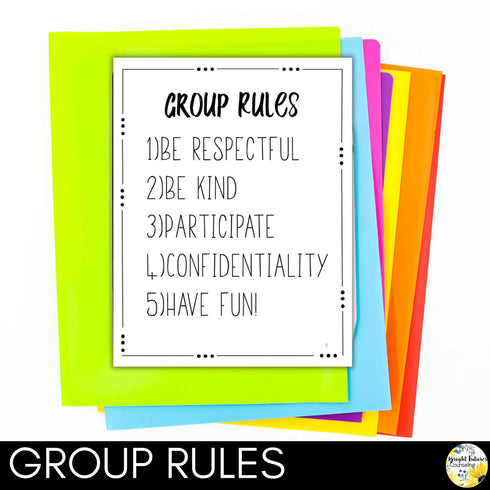 Middle School Small Group BUNDLE 6th - 8th Grade ASCA & CASEL Aligned Counseling