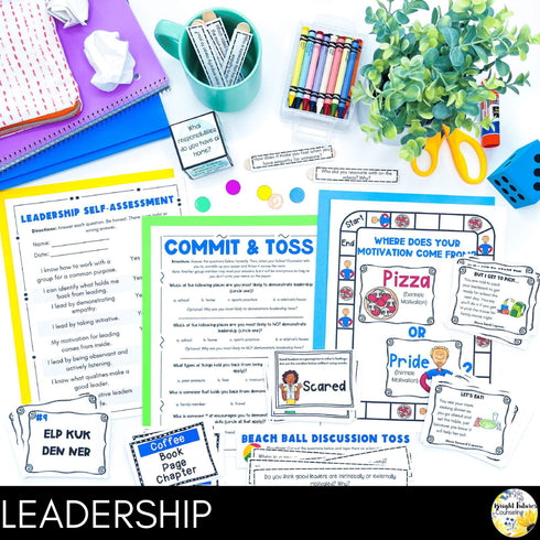 Middle School Small Group BUNDLE 6th - 8th Grade ASCA & CASEL Aligned Counseling