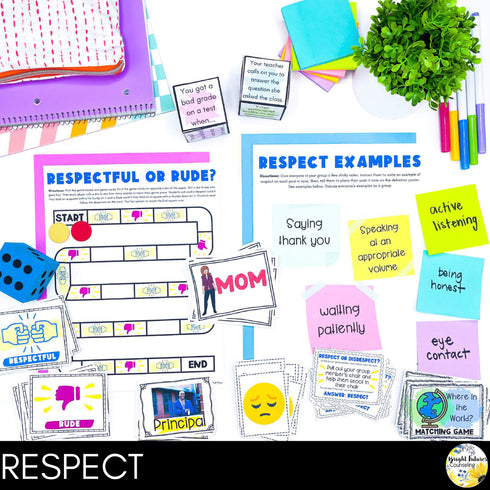 Middle School Small Group BUNDLE 6th - 8th Grade ASCA & CASEL Aligned Counseling