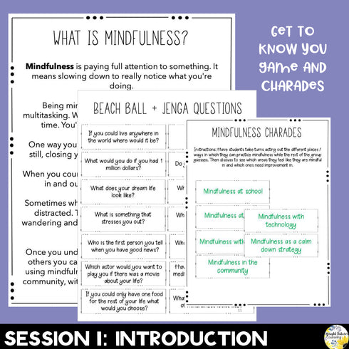 Mindfulness Counseling Group - Strategies to Self-Reflect & Practice Mindfulness