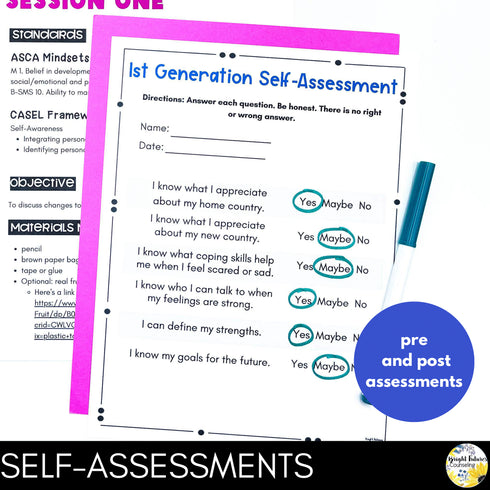 Newcomer Experience Six Week ASCA Aligned School Counseling Small Group