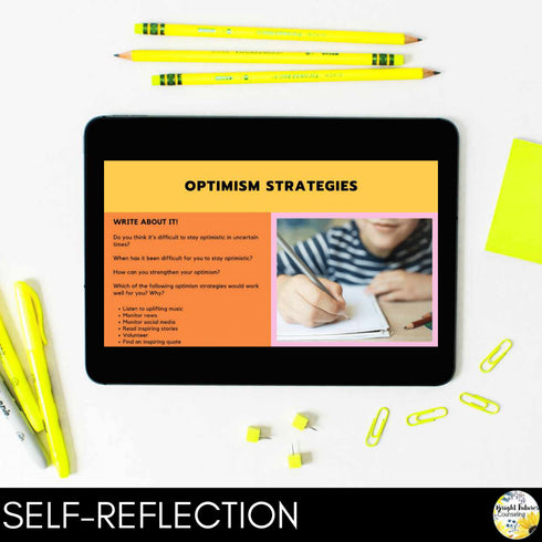 Optimism SEL Class Lesson: Lessons & Activities to Develop Character Strengths