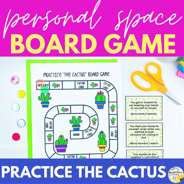 Personal Space, Boundaries Game, & Appropriate Behavior - School Counseling Game