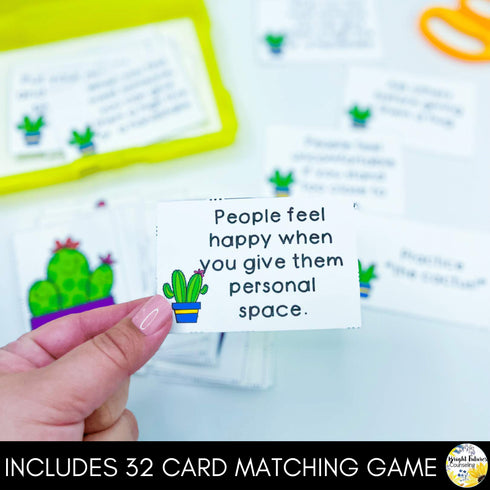 Personal Space, Boundaries Game, & Appropriate Behavior - School Counseling Game