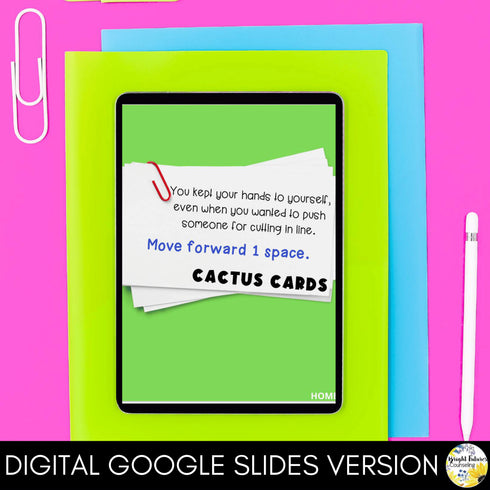 Personal Space, Boundaries Game, & Appropriate Behavior - School Counseling Game