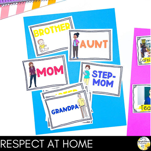 Respect Lesson and Activities - Group Counseling Lesson Plans for Middle School