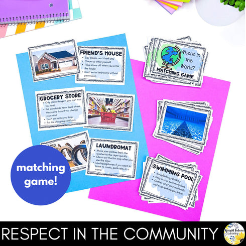 Respect Lesson and Activities - Group Counseling Lesson Plans for Middle School