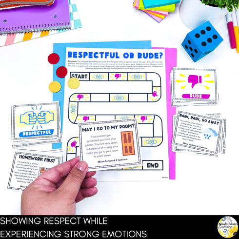 Respect Lesson and Activities - Group Counseling Lesson Plans for Middle School