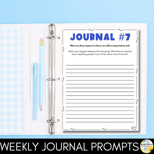 Respect Lesson and Activities - Group Counseling Lesson Plans for Middle School