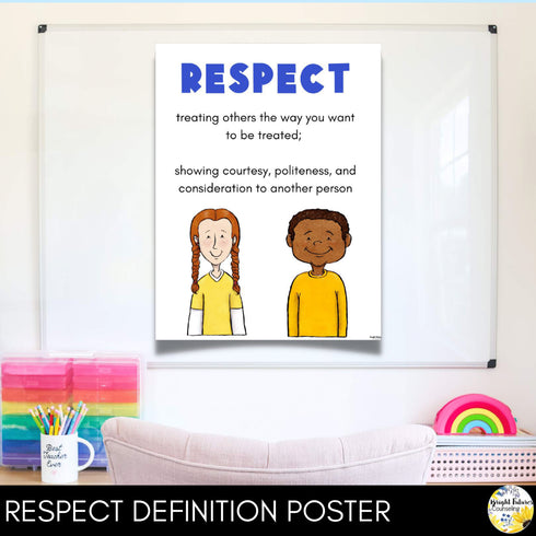 Respect Lesson for Middle School Social Emotional Learning and School Counseling