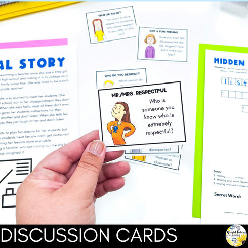 Respect Lesson for Middle School Social Emotional Learning and School Counseling