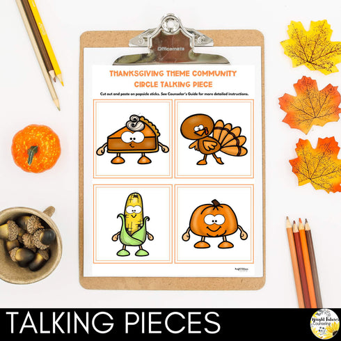 Restorative Practices Community Circle - Thanksgiving School Counseling Activity