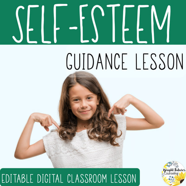 SELF-ESTEEM Guidance Lesson, Activity, and Video with Digital Version